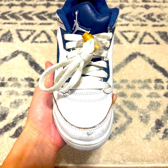 Used Size 4Y Air Jordan 5 Dunk From Above - Picture 3 of 8